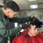 Barber in a modern salon